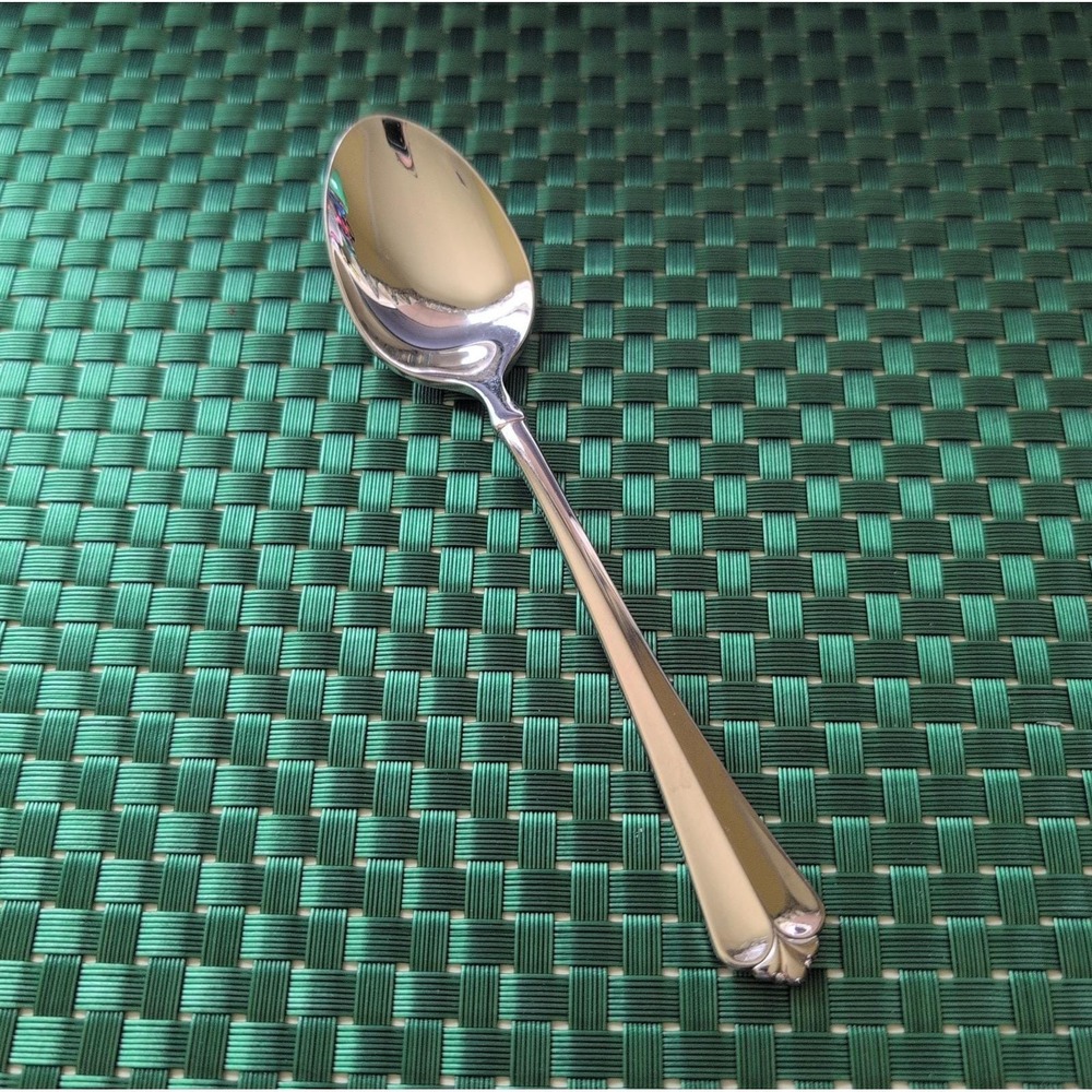 1 Oneida Juilliard Teaspoon Stainless Glossy USA Cube Vtg Single Spoon 18/10